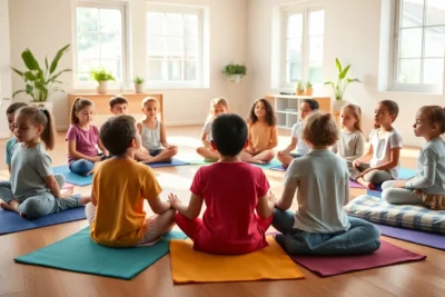10 ejercicios de mindfulness para niños que mejoran su bienestar en un entorno tranquilo