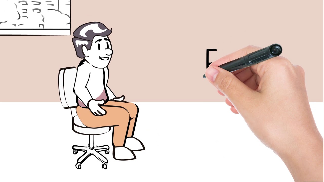 Qué son ejercicios de higiene postural ilustrados en una escena animada