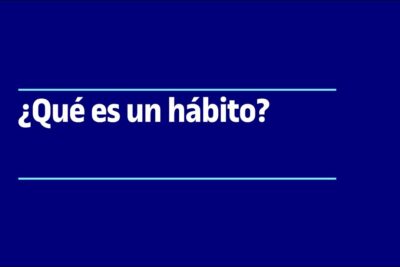 Cuándo se considera un hábito explicado en texto