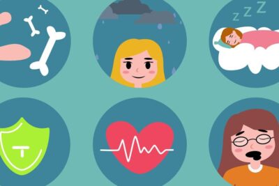 Qué significa ser con los demás en una ilustración sobre bienestar con salud, sueño y emociones.