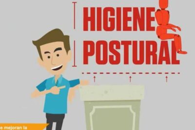 Qué hábitos realizas en tu día a día para tener una buena higiene postural representado gráficamente con una postura saludable.
