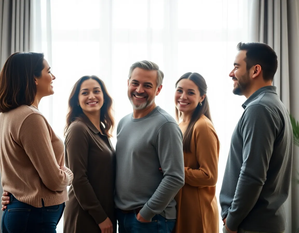 Personas conectando con empatía