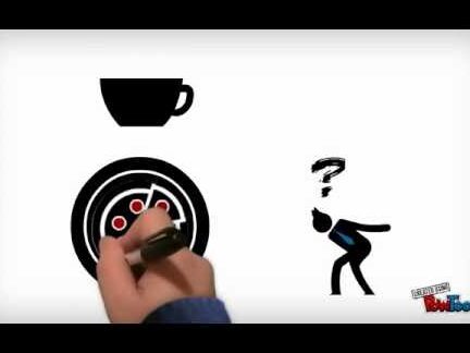 Cómo ser creativo 10 técnicas con ilustraciones de café y pizza.
