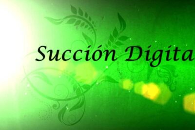 Qué es Parafuncional mostrado en un diseño floral verde con texto 'Succión Digital'.