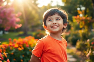 Estrategias para subir autoestima nino en ambientes naturales bajo el sol