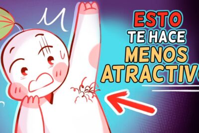 Qué hace a un hombre menos atractivo, ilustración animada con personaje sorprendido